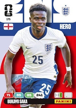 Bukayo Saka England Panini FIFA World Cup 2026 Adrenalyn XL #175